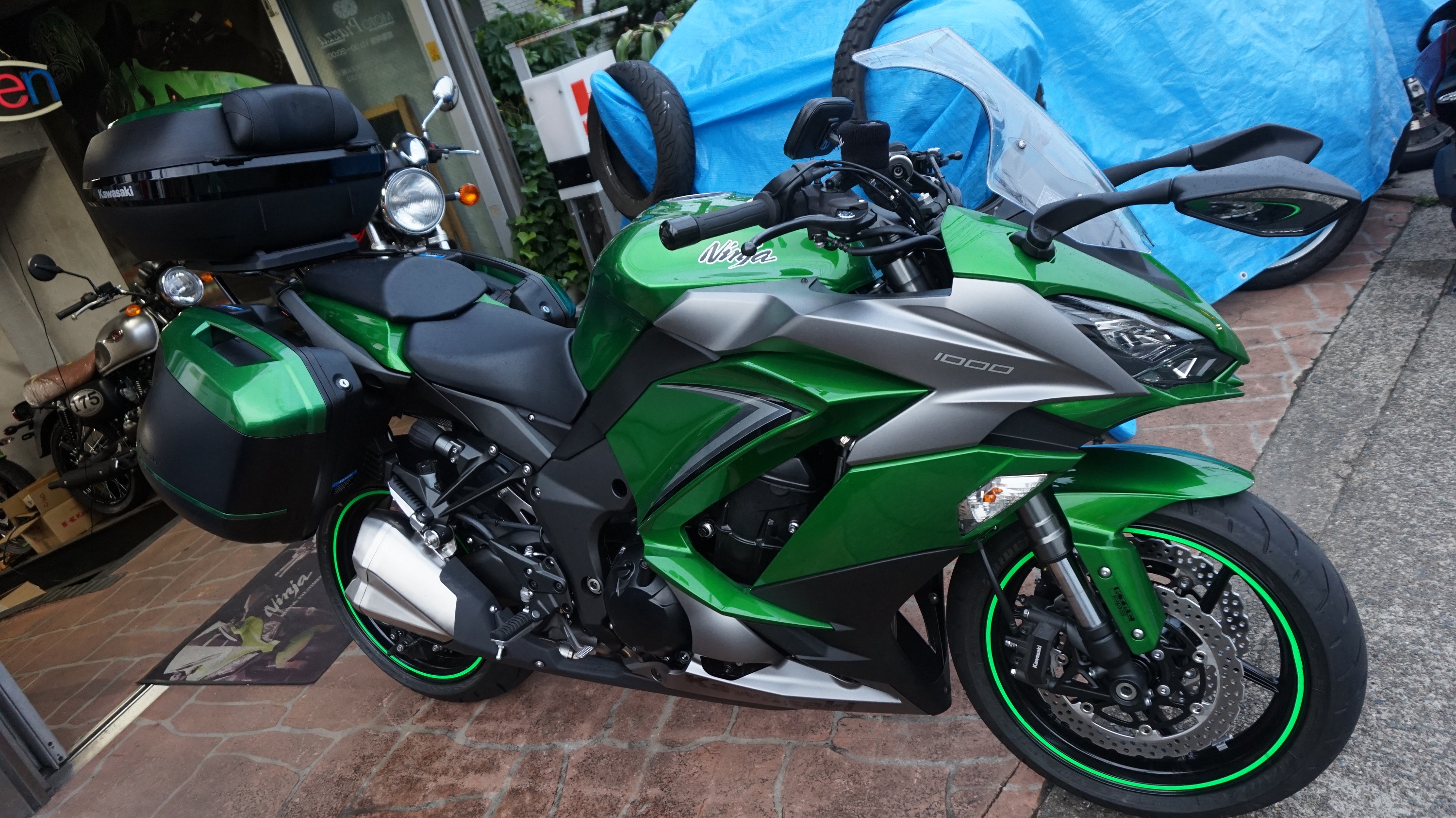 同梱不可】 KAWASAKI純正 カワサキ J99994-0866 パニアケース 左右